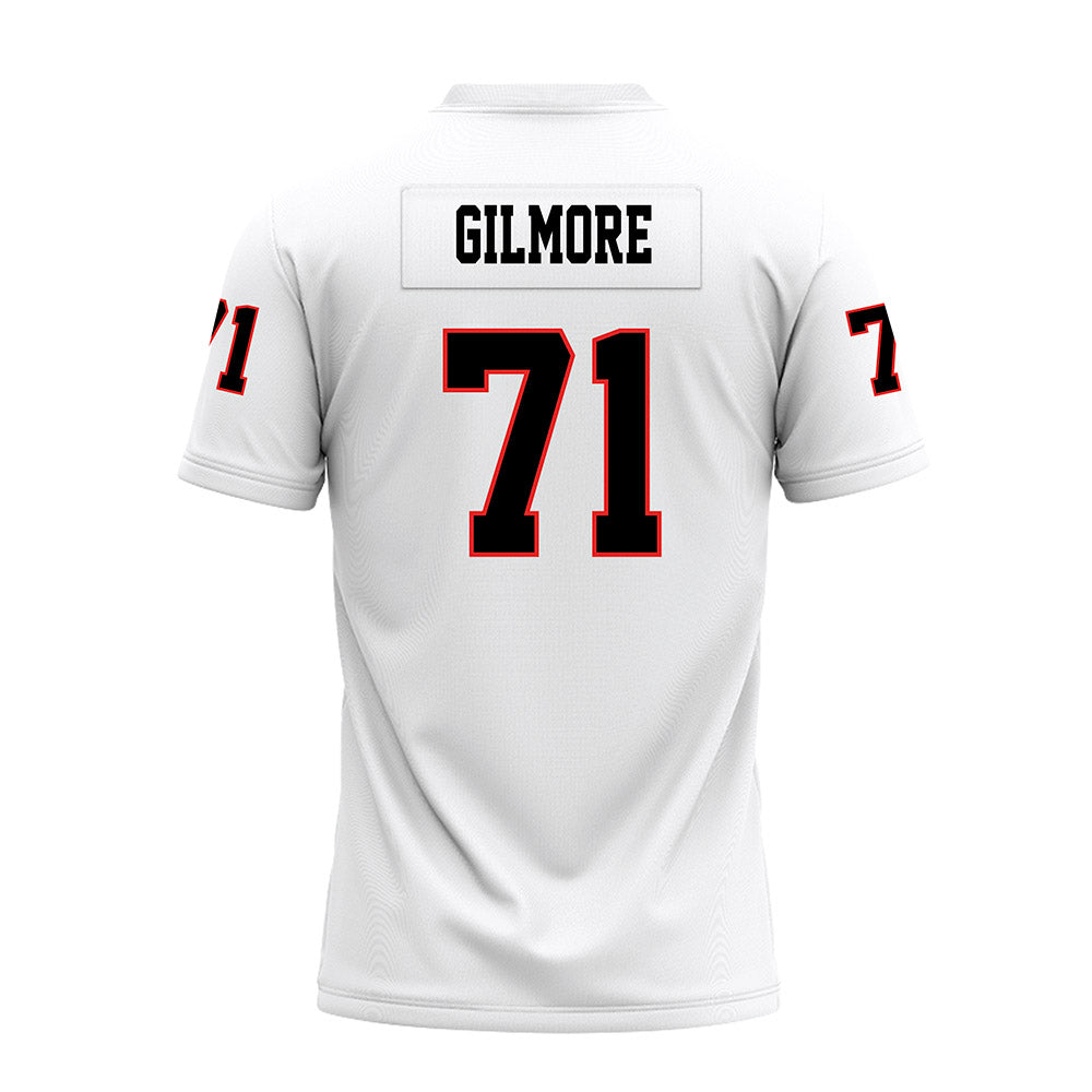 Texas Tech - NCAA Football : Bryce Gilmore - White Premium Football Jersey-1