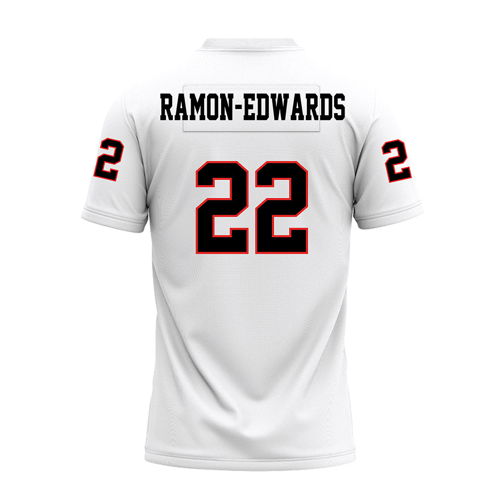 Texas Tech - NCAA Football : Marcus Ramon-Edwards - White Premium Football Jersey-1