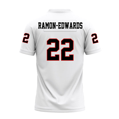Texas Tech - NCAA Football : Marcus Ramon-Edwards - White Premium Football Jersey-1