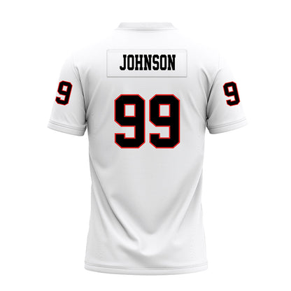 Texas Tech - NCAA Football : Jojo Johnson - White Premium Football Jersey-1