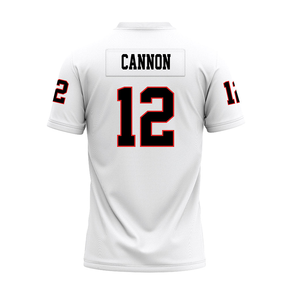 Texas Tech - NCAA Football : Stephen Cannon - White Premium Football Jersey-1