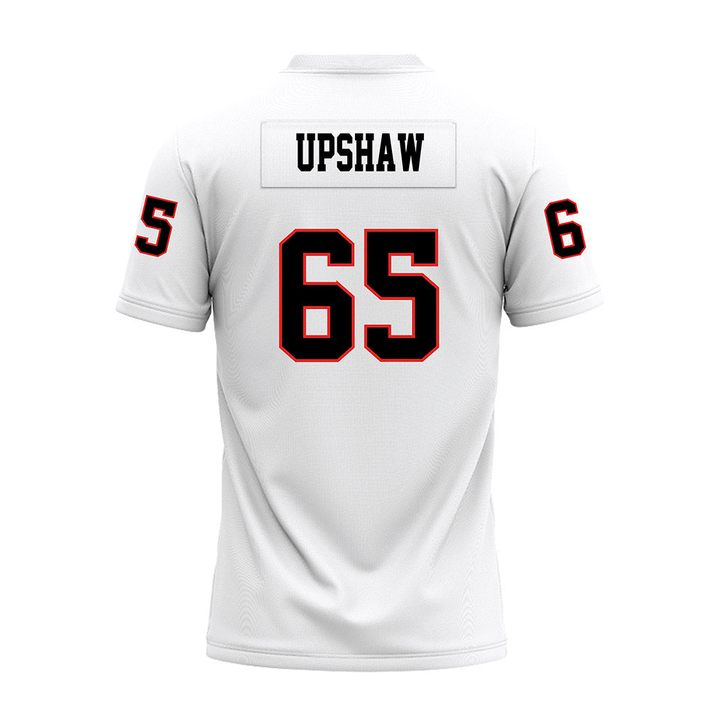 Texas Tech - NCAA Football : Danthis Upshaw - White Premium Football Jersey-1
