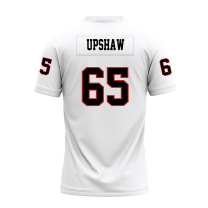Texas Tech - NCAA Football : Danthis Upshaw - White Premium Football Jersey-1