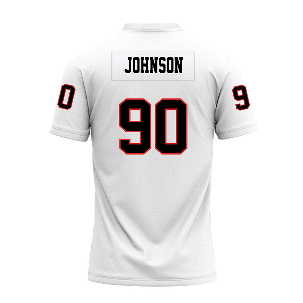 Texas Tech - NCAA Football : Ayden Johnson - White Premium Football Jersey-1
