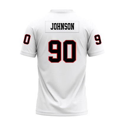 Texas Tech - NCAA Football : Ayden Johnson - White Premium Football Jersey-1