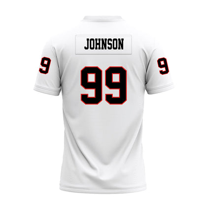 Texas Tech - NCAA Football : Jojo Johnson - White Premium Football Jersey-1