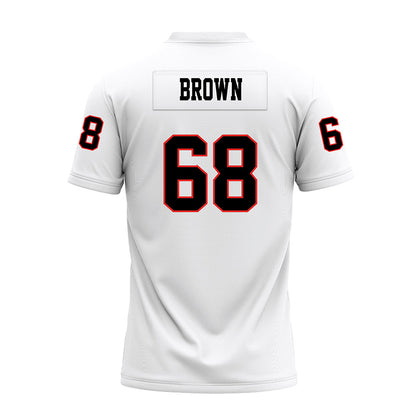 Texas Tech - NCAA Football : Ren Brown - White Premium Football Jersey-1