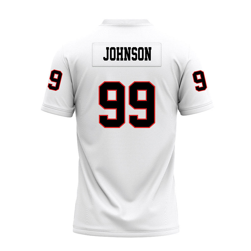 Texas Tech - NCAA Football : Jojo Johnson - White Premium Football Jersey-1