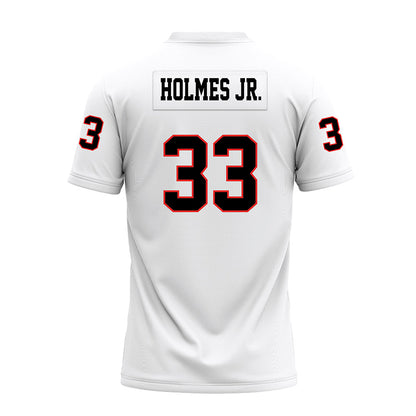 Texas Tech - NCAA Football : A.J. Holmes Jr. - White Premium Football Jersey-1