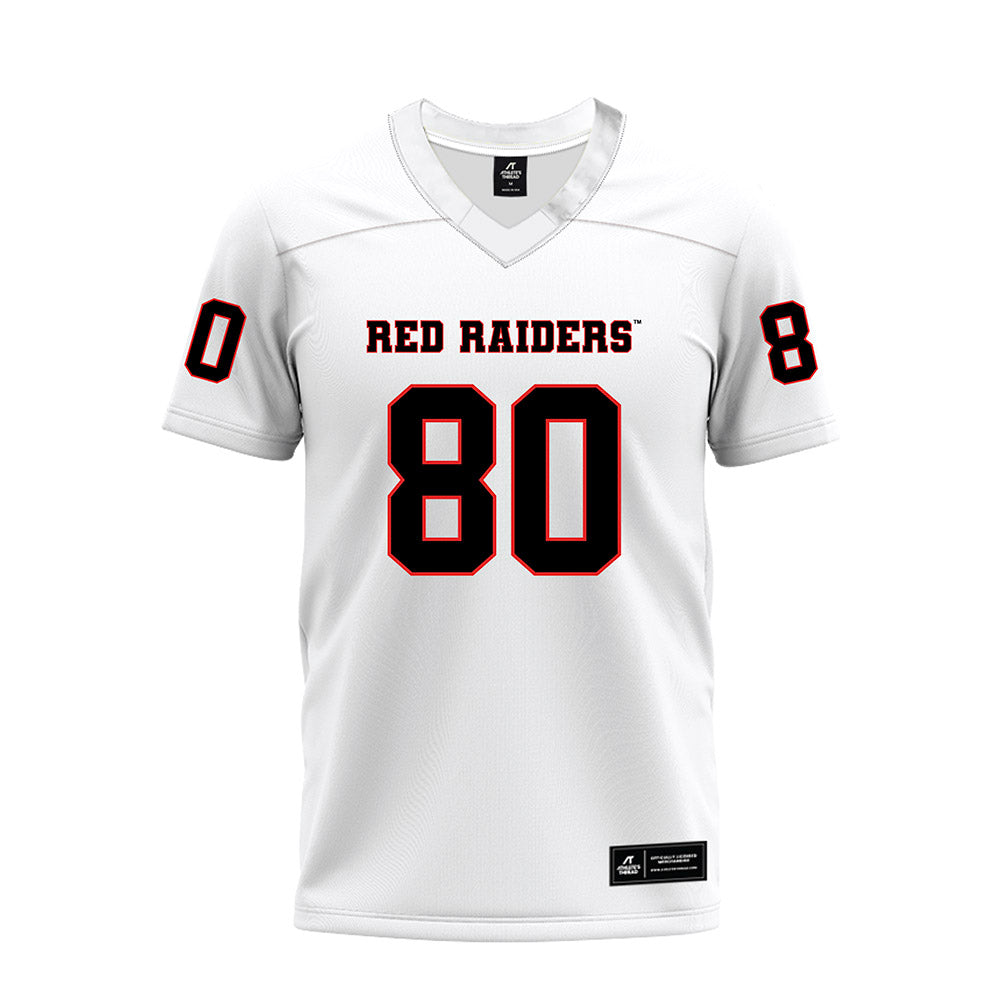 Texas Tech - NCAA Football : Kai Powell - White Premium Football Jersey-0