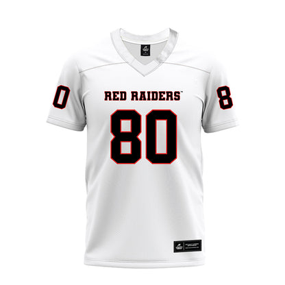 Texas Tech - NCAA Football : Kai Powell - White Premium Football Jersey-0