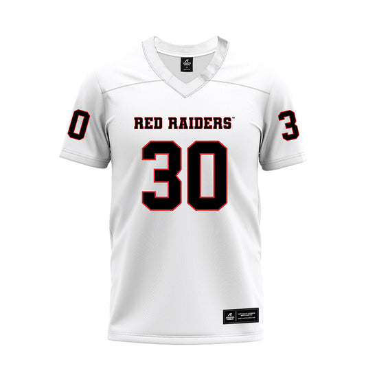 Texas Tech - NCAA Football : Jamarn Grant Jr - White Premium Football Jersey-0
