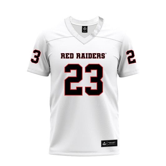 Texas Tech - NCAA Football : Maddox Quiller - White Premium Football Jersey-0