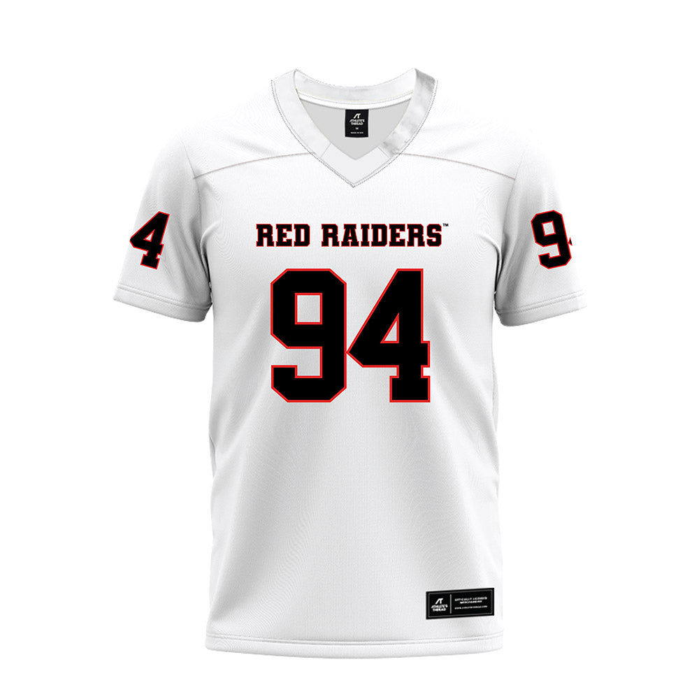 Texas Tech - NCAA Football : Braylon Rigsby - White Premium Football Jersey-0