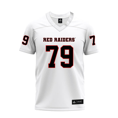 Texas Tech - NCAA Football : Howard Sampson - White Premium Football Jersey-0