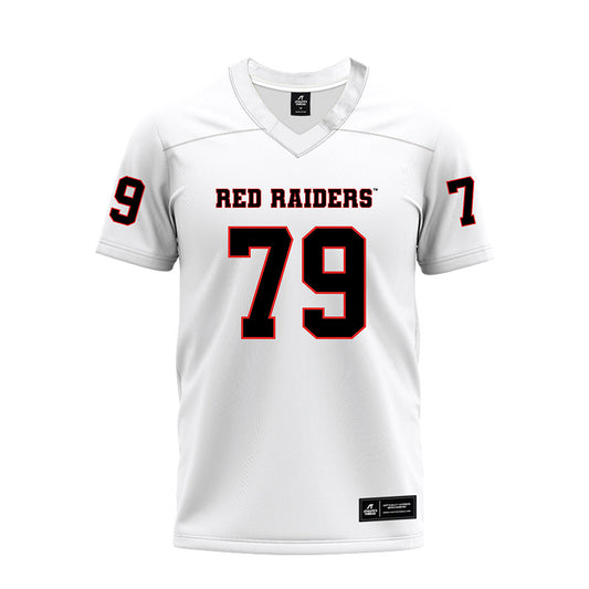 Texas Tech - NCAA Football : Howard Sampson - White Premium Football Jersey-0