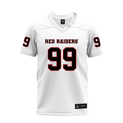 Texas Tech - NCAA Football : Jojo Johnson - White Premium Football Jersey-0