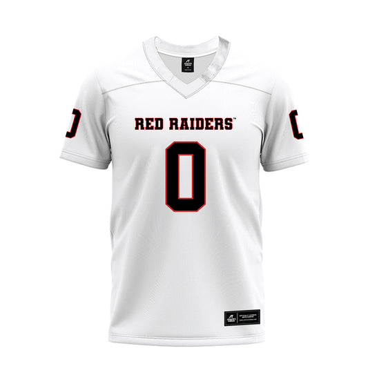 Texas Tech - NCAA Football : Mikal Harrison-Pilot - White Premium Football Jersey-0