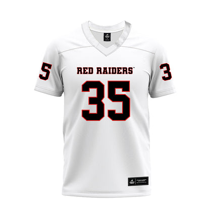 Texas Tech - NCAA Football : Miquel Dingle Jr. - White Premium Football Jersey-0