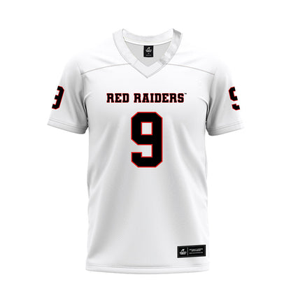 Texas Tech - NCAA Football : Corey Platt Jr - White Premium Football Jersey-0