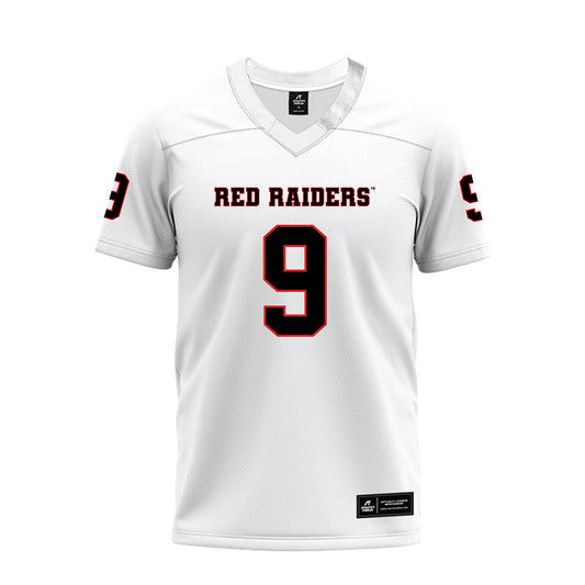 Texas Tech - NCAA Football : Corey Platt Jr - White Premium Football Jersey-0