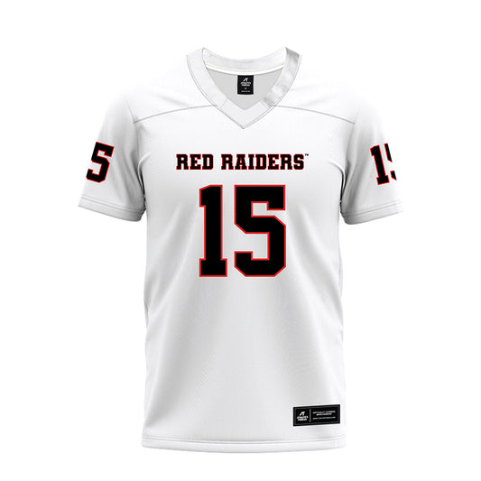 Texas Tech - NCAA Football : Will Hammond - White Premium Football Jersey-0