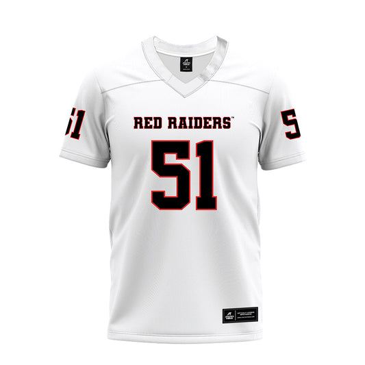 Texas Tech - NCAA Football : Felix Ojo - White Premium Football Jersey-0