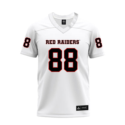 Texas Tech - NCAA Football : Quintaelyn Joyner - White Premium Football Jersey-0
