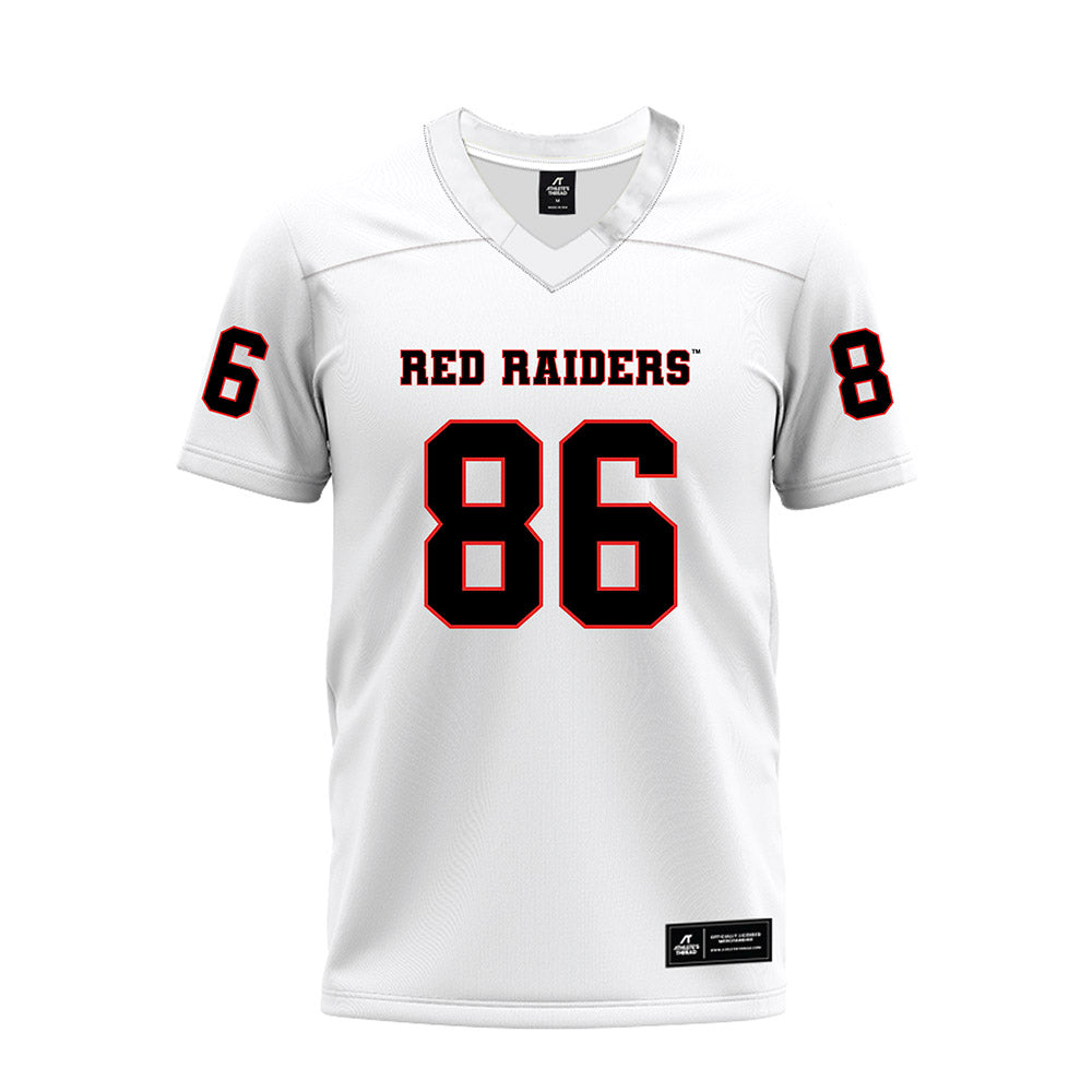 Texas Tech - NCAA Football : Sean Robinson - White Premium Football Jersey-0