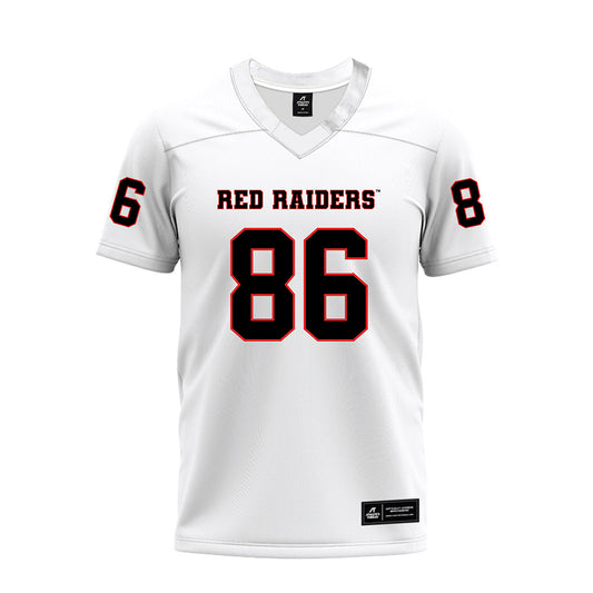 Texas Tech - NCAA Football : Sean Robinson - White Premium Football Jersey-0