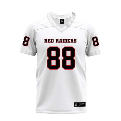 Texas Tech - NCAA Football : Quintaelyn Joyner - White Premium Football Jersey-0