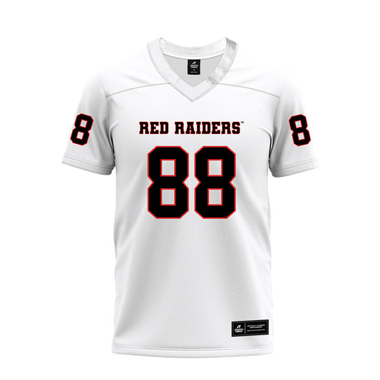 Texas Tech - NCAA Football : Quintaelyn Joyner - White Premium Football Jersey-0