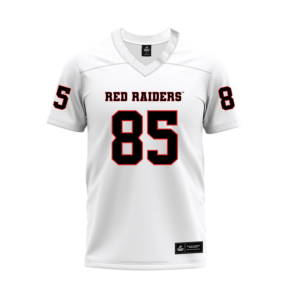 Texas Tech - NCAA Football : Bryson Jones - White Premium Football Jersey-0
