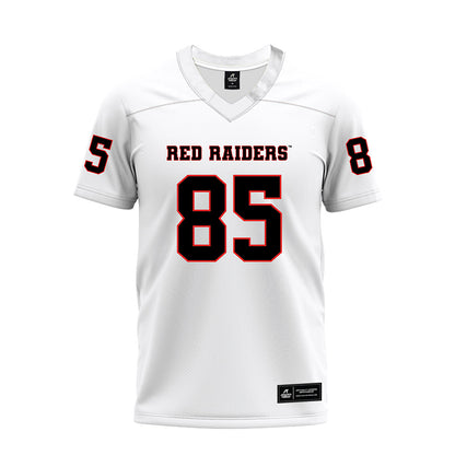 Texas Tech - NCAA Football : Bryson Jones - White Premium Football Jersey-0