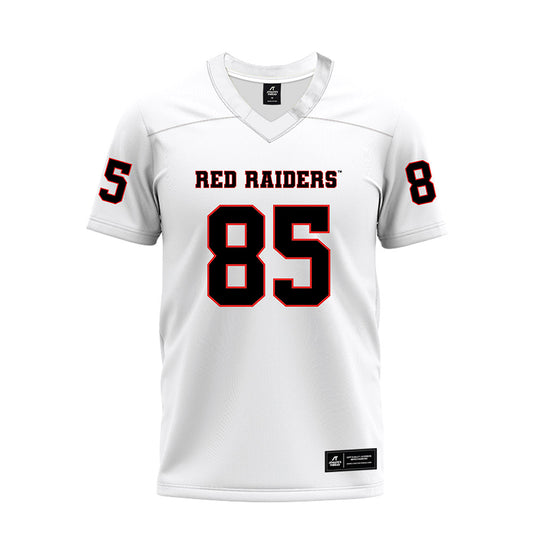 Texas Tech - NCAA Football : Bryson Jones - White Premium Football Jersey-0
