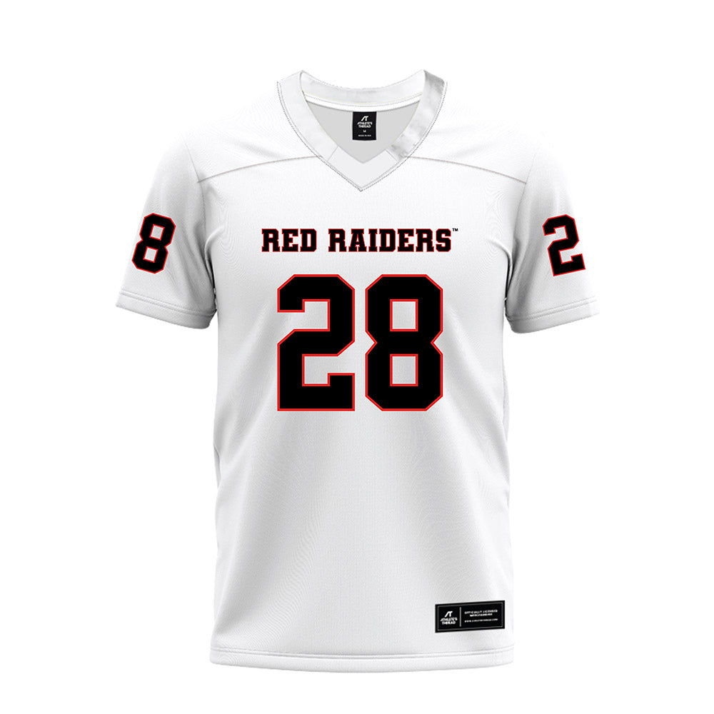 Texas Tech - NCAA Football : Ashton Rowden - White Premium Football Jersey-0