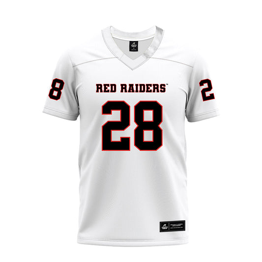 Texas Tech - NCAA Football : Ashton Rowden - White Premium Football Jersey-0