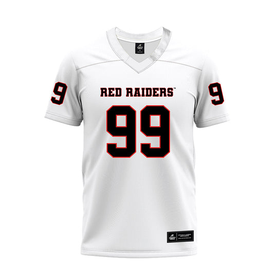 Texas Tech - NCAA Football : Jojo Johnson - White Premium Football Jersey-0