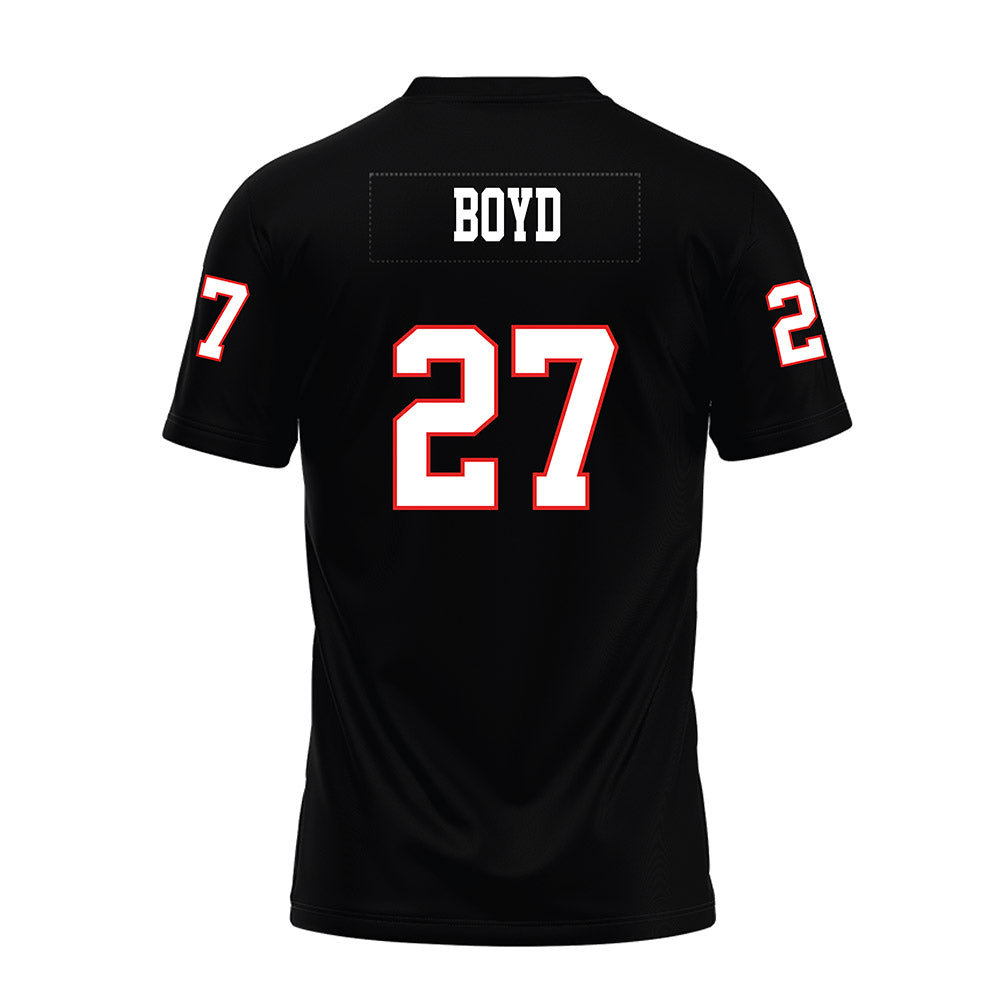 Texas Tech - NCAA Football : Amier Boyd - Black Premium Football Jersey-1