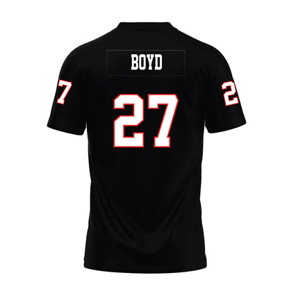 Texas Tech - NCAA Football : Amier Boyd - Black Premium Football Jersey-1