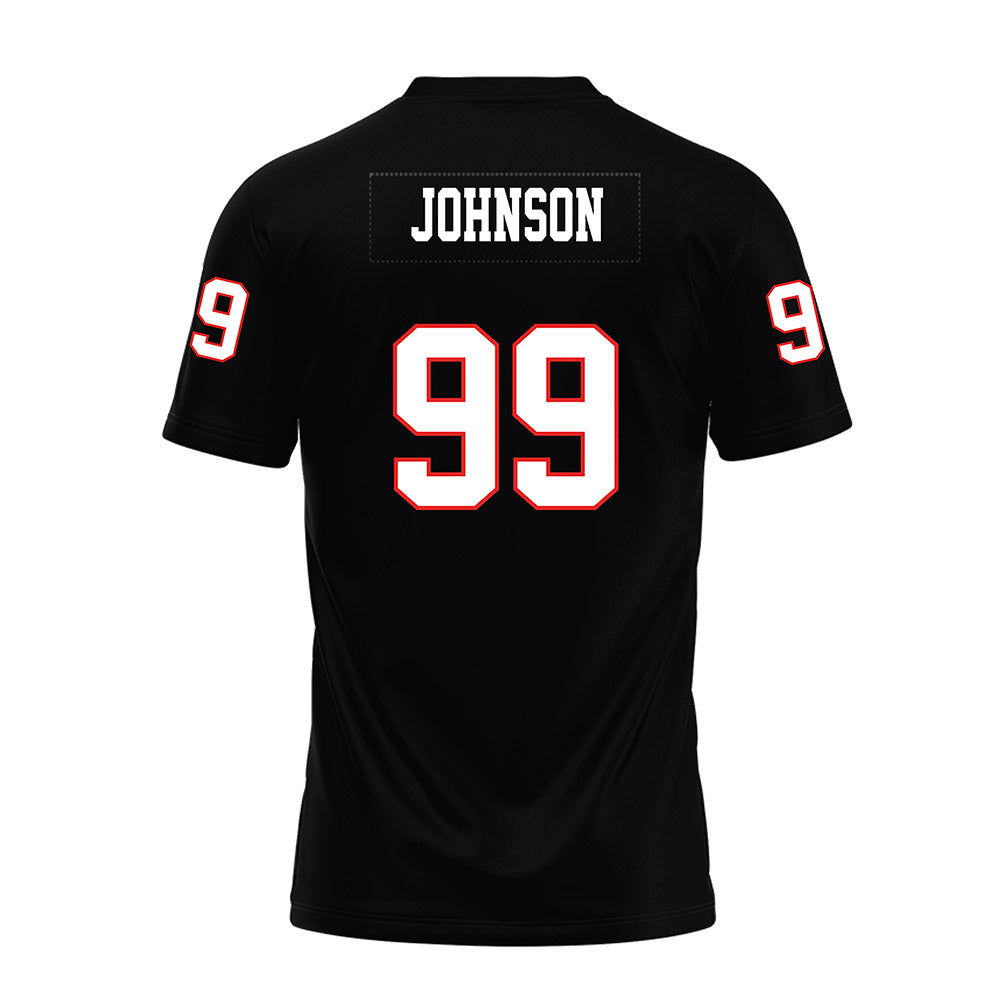 Texas Tech - NCAA Football : Jojo Johnson - Black Premium Football Jersey-1