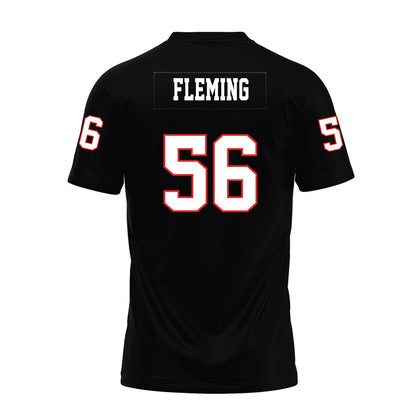 Texas Tech - NCAA Football : Amarie Fleming - Black Premium Football Jersey-1
