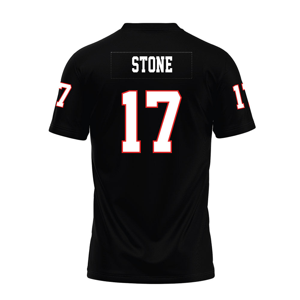 Texas Tech - NCAA Football : Leyton Stone - Black Premium Football Jersey-1