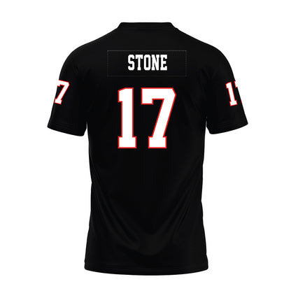 Texas Tech - NCAA Football : Leyton Stone - Black Premium Football Jersey-1
