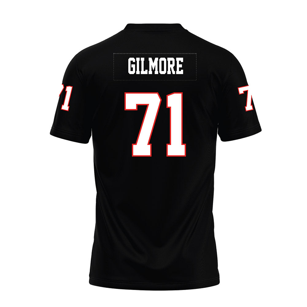 Texas Tech - NCAA Football : Bryce Gilmore - Black Premium Football Jersey-1