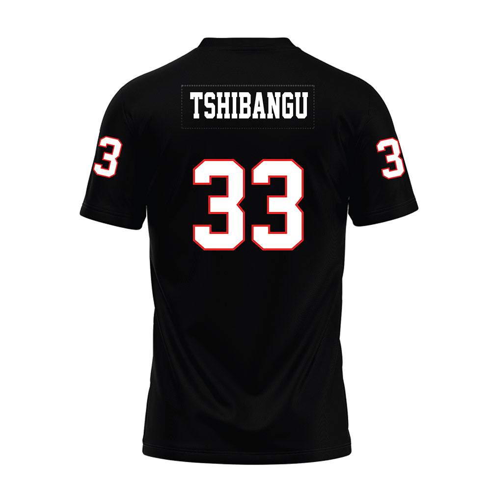 Texas Tech - NCAA Football : Loic Tshibangu - Black Premium Football Jersey-1