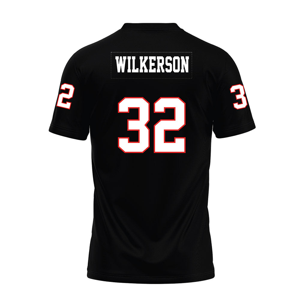 Texas Tech - NCAA Football : Sawyer Wilkerson - Black Premium Football Jersey-1