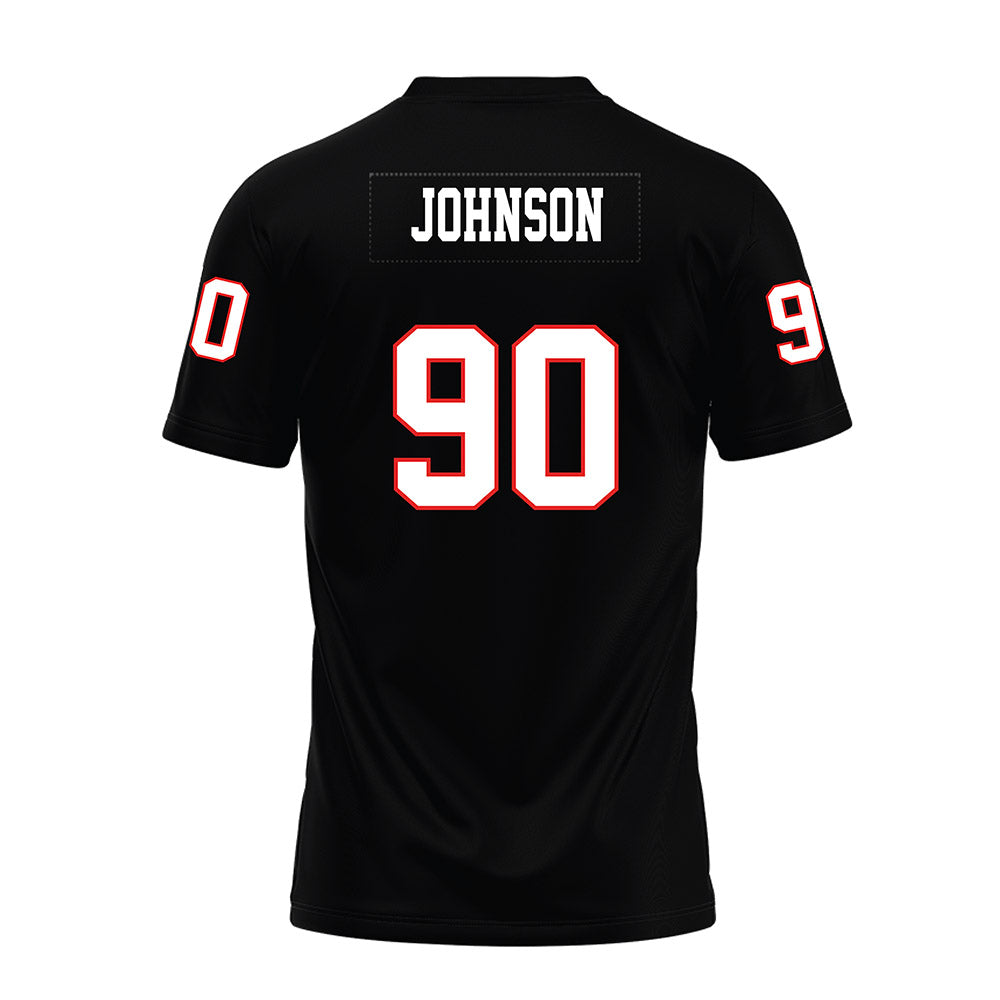 Texas Tech - NCAA Football : Ayden Johnson - Black Premium Football Jersey-1