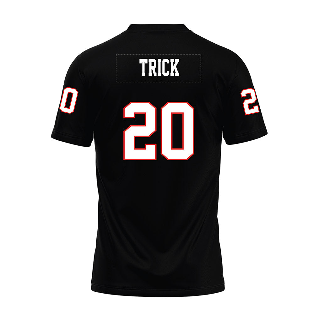 Texas Tech - NCAA Football : Adam Trick - Black Premium Football Jersey-1
