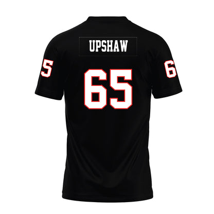 Texas Tech - NCAA Football : Danthis Upshaw - Black Premium Football Jersey-1